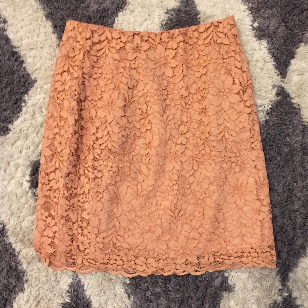 NWOT Coral pink H&M mini skirt